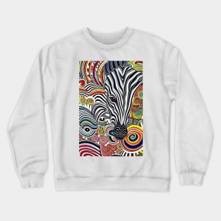 Zebra Crewneck Sweatshirt